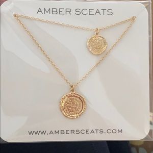 Amber Sceats gold necklace